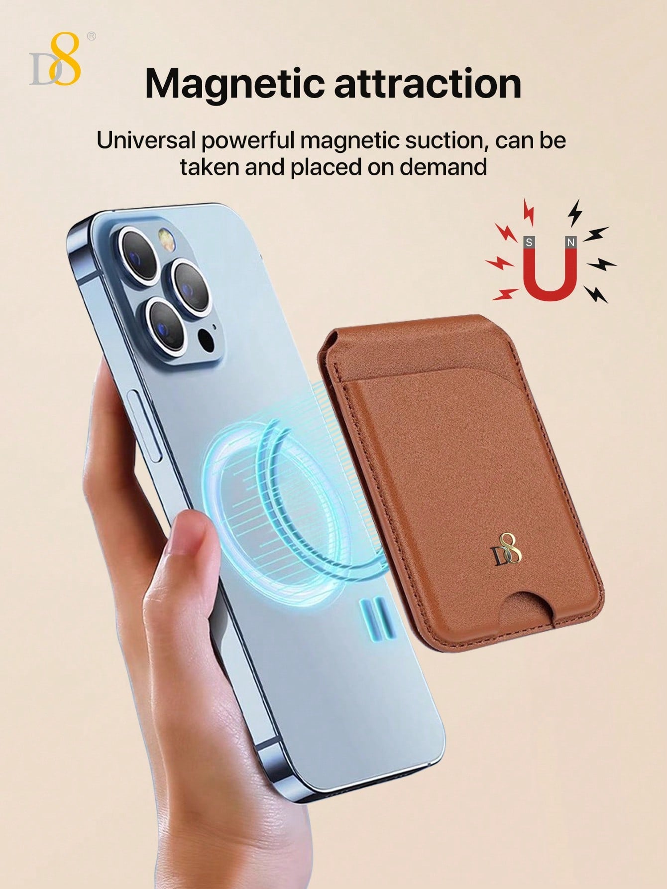 D8 MagSafe Wallet Stand