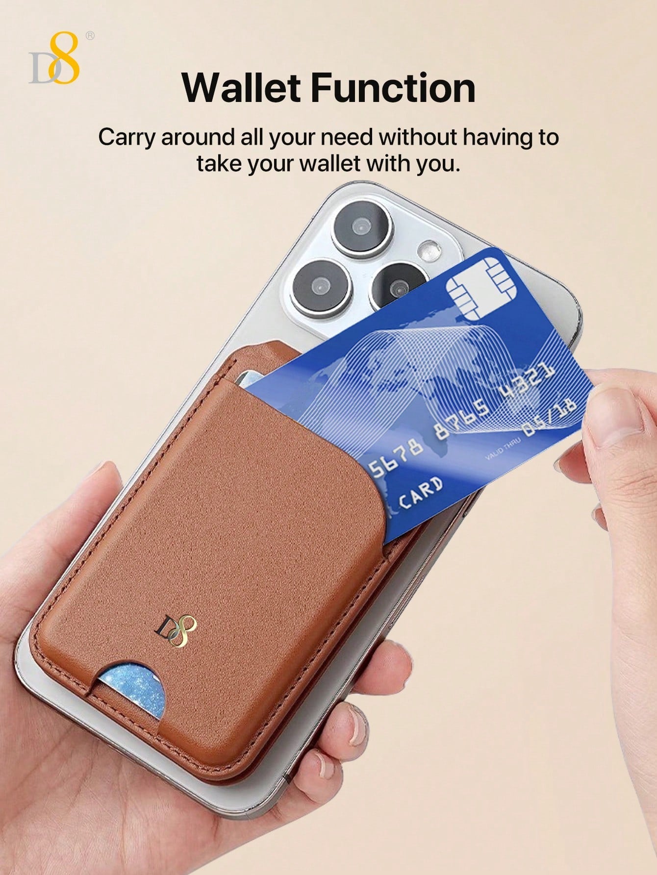 D8 MagSafe Wallet Stand