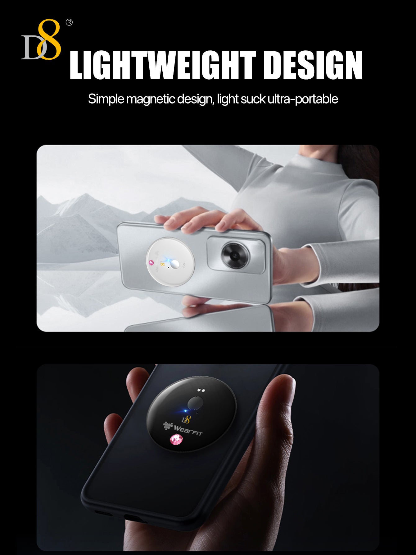 D8 AI Translator Recorder – 50+ Languages, No Fees, App-Controlled for Travel & Business