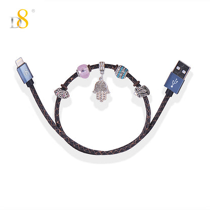 D8 Phoenix Genuine Leather USB to Lightning MFi Cable