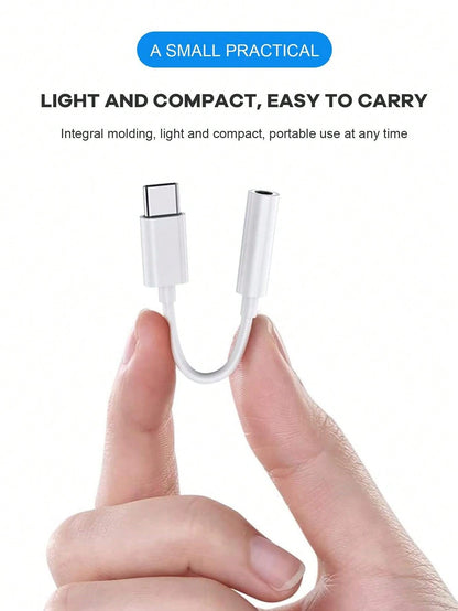 D8 IPhone16  USB C To 3.5mm Audio Adapter Type C Aux Headphone, DAC Stereo Mic HiFi  Earphone Dongle ,Compatible For IPhone16 / IPhone16 Pro / IPhone 16 Pro Max/  IPhone15/15Puls/15Pro/15Pro Max IPad Pro /Air 5/ 4 Mini 6,  Galaxy S23 Ultra S22 S21 S20, Pi