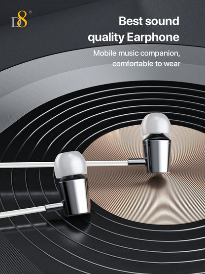 D8 [2 Packs ] USB Type C Headphones In Ear Earphones Earbuds With Mic And Volume Control ,Compatible With IPhone15 Accessories/15Puls/15Pro/15Pro Max/IPad Air 4/5/IPad Pro 12.9/11,IPad Pro /IPad Air/ IPad Mini/Galaxy S23 S22 S21 Ultra S20 FE Note 20 10 A5