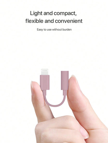 D8  MFI Lightning  To 3.5mm Audio Adapter  Aux Headphone, DAC Stereo Mic HiFi  Earphone Dongle ,Compatible With  IPhone 14 13 12 11 Pro Max/X XS Max XR/8 7 Plus IPad