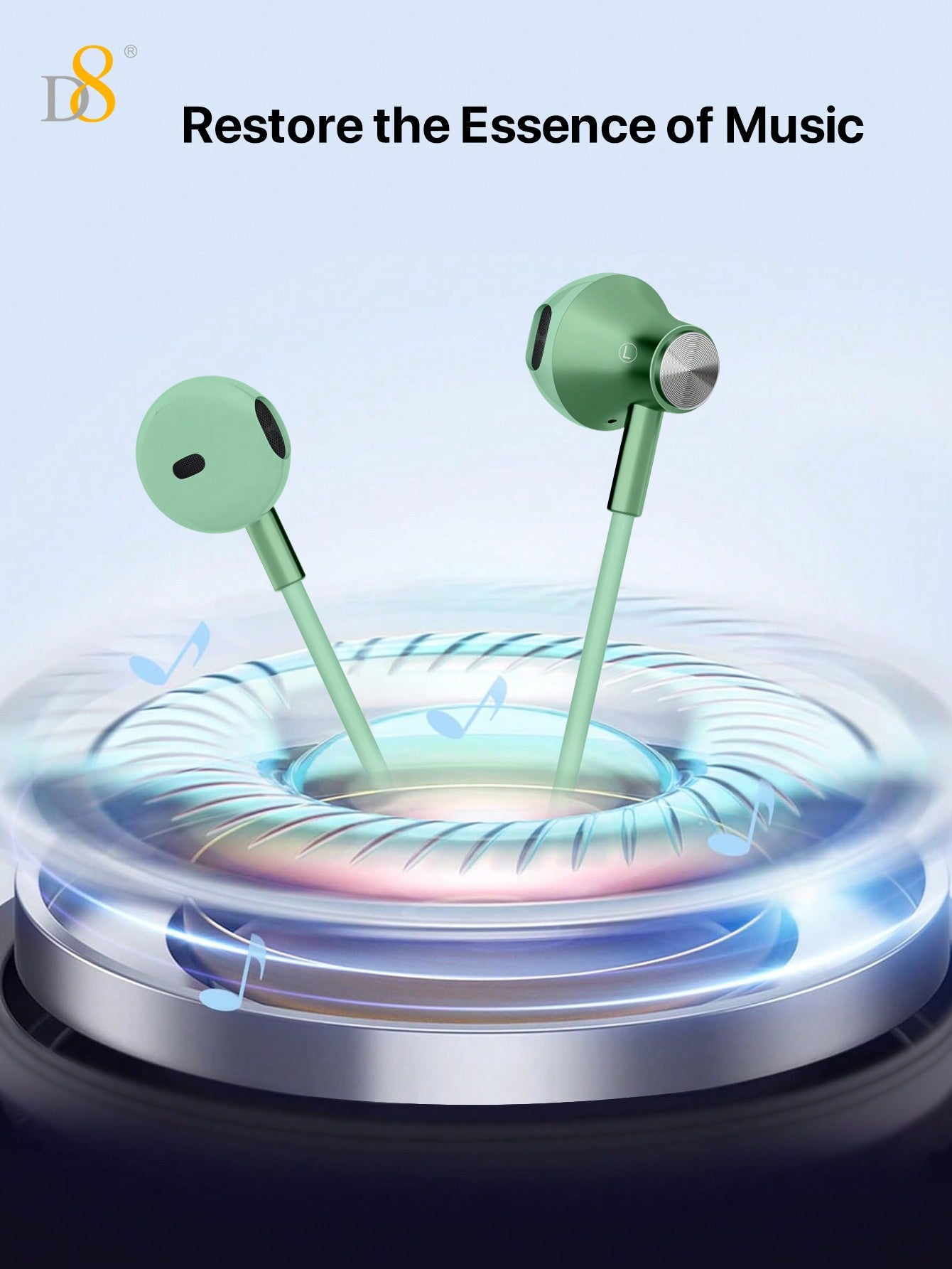 D8 Type C Headphones In Ear Earphones Earbuds With Mic And Volume Control, Compatible With IPhone16 / IPhone16 Pro / IPhone 16 Pro Max/ IPhone15 /15Puls/15Pro/15Pro Max/IPad Air 4/5/IPad Pro 12.9/11, IPad Pro /IPad Air/ IPad Mini/ Galaxy S23 S22 S21 Ultra