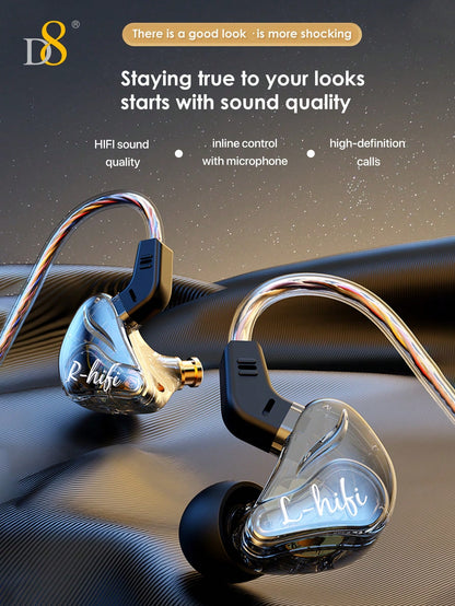 D8 USB C Headphones Wired Type C Earbuds W Microphone, Controls And Over Ear Hook, Sport Running In-Ear Earphones, Compatible With IPhone16/ 15/15 Plus/15 Pro/15 Pro Max, IPad Pro/Air/Mini, Apple Laptop Pro/Air, Galaxy S24/S23/S22 +/S21 Ultra/S20 FE/Note