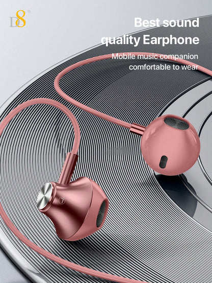 D8 Type C Headphones In Ear Earphones Earbuds With Mic And Volume Control ,Compatible Compatible With Iphone16 / IPhone16 Pro / IPhone 16 Pro Max /IPhone15/15Puls/15Pro/15Pro Max/IPad Air 4/5/IPad Pro 12.9/11,IPad Pro /IPad Air/ IPad Mini/Galaxy S23 S22 S