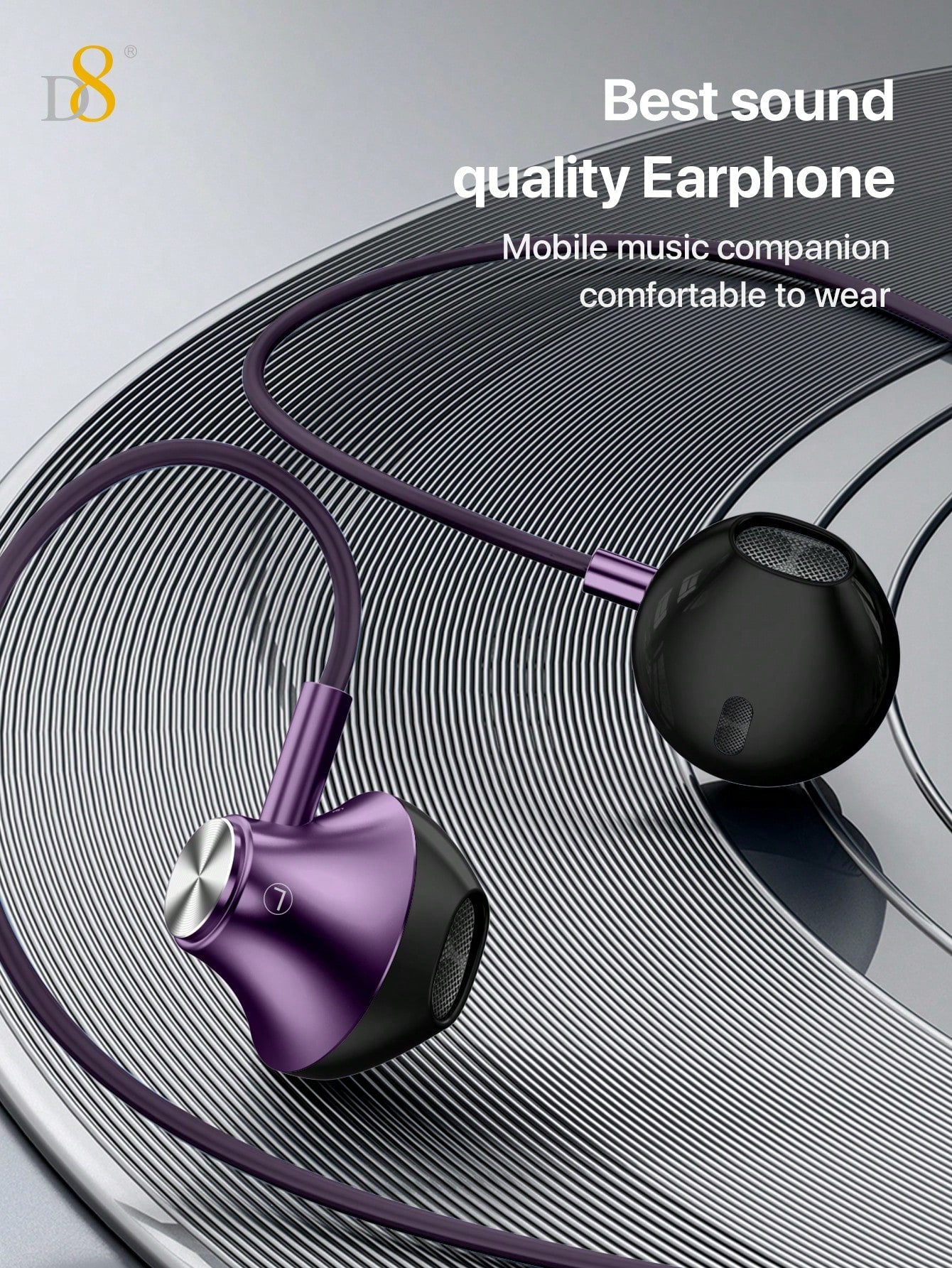 D8 Type C Headphones In Ear Earphones Earbuds With Mic And Volume Control, Compatible With IPhone16 / IPhone16 Pro / IPhone 16 Pro Max /IPhone15/15Puls/15Pro/15Pro Max/IPad Air 4/5/IPad Pro 12.9/11, IPad Pro /IPad Air/ IPad Mini/ Galaxy S23 S22 S21 Ultra