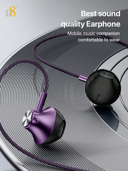 D8 Type C Headphones In Ear Earphones Earbuds With Mic And Volume Control, Compatible With IPhone16 / IPhone16 Pro / IPhone 16 Pro Max /IPhone15/15Puls/15Pro/15Pro Max/IPad Air 4/5/IPad Pro 12.9/11, IPad Pro /IPad Air/ IPad Mini/ Galaxy S23 S22 S21 Ultra