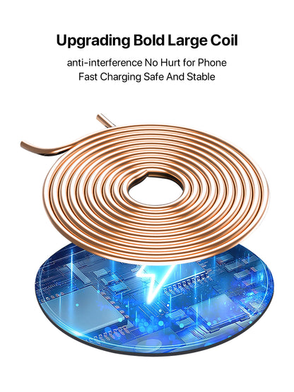 Wireless Fast Charger 7.5-10W PWB-2110 Plastic - Ceramic