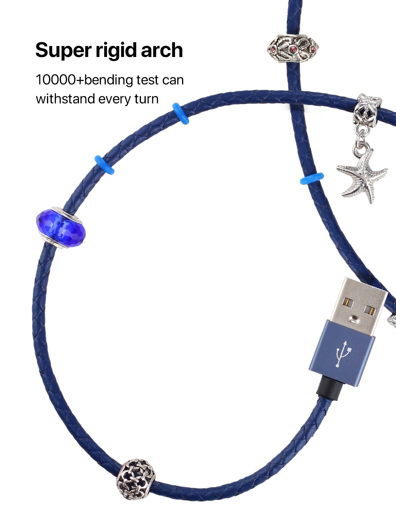 Phoenix 本革 USB - Lightning MFi ケーブル - Dynamic8