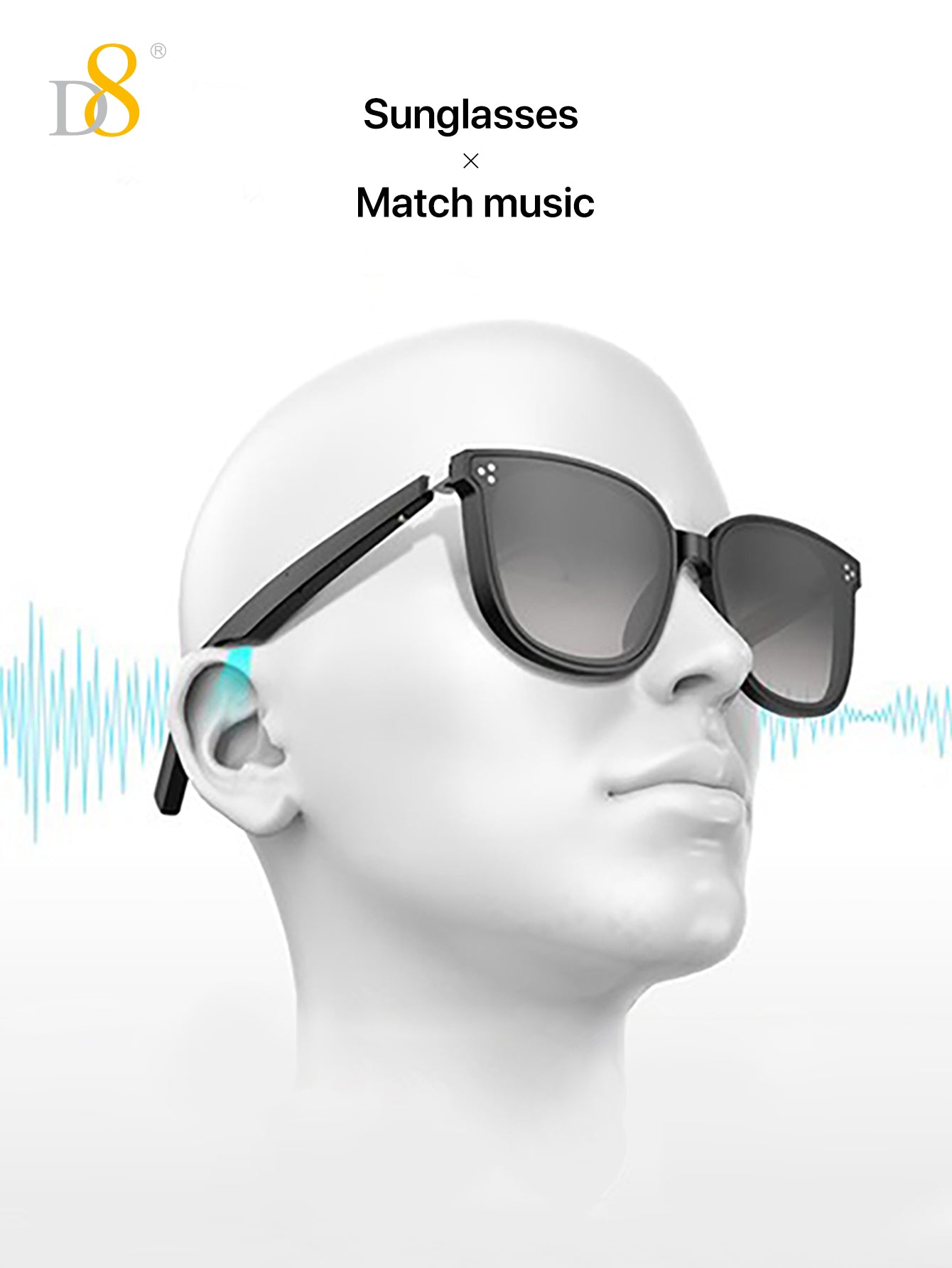 Innovative Smart Glasses with HD Stereo Sound and First-Person Video Recording