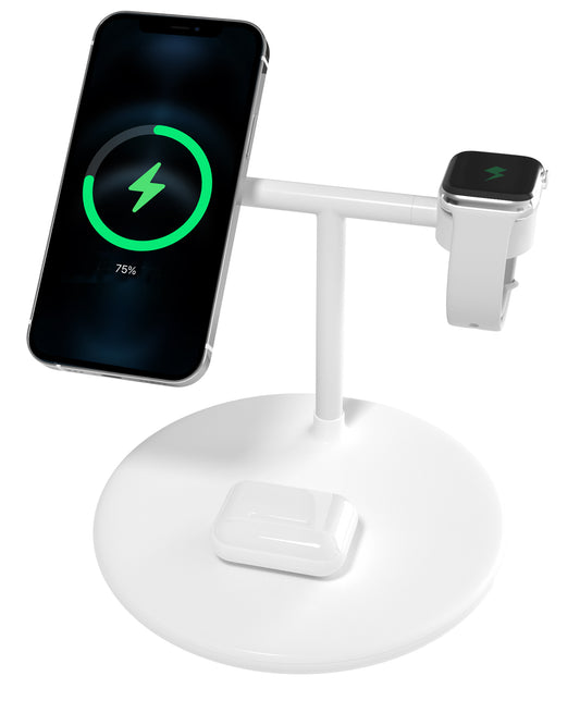 Wireless 3 in 1 Magnetic Charging Station for Apple Products
