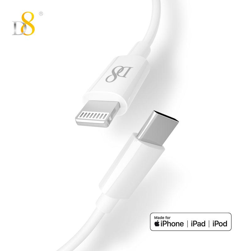 TPE Type-C to Lightning PD Fast Charging Cable | MFi Certified - Dynamic8 - Dynamic8 Official Store