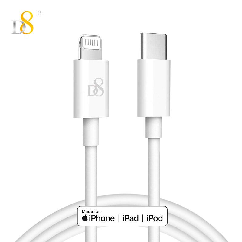 TPE Type-C to Lightning PD Fast Charging Cable | MFi Certified - Dynamic8 - Dynamic8 Official Store