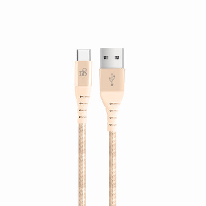 D8 Nylon braided Type-C to USB cable power & sync charging cable TC-0404